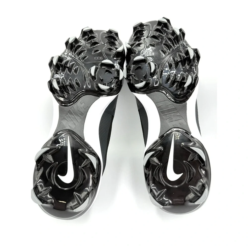 Nike Force Trout 9 Pro MCS Black White Baseball Cleats FB2908-001 Mens Size 10.5 - Picture 5 of 8